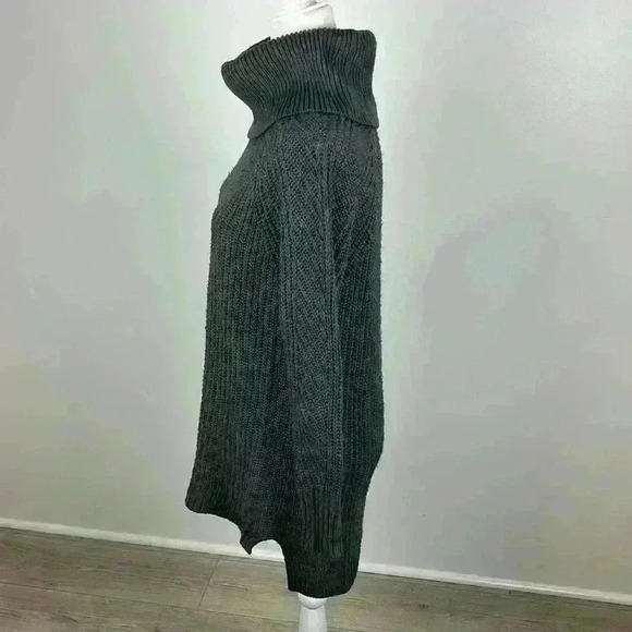 A New Day Dark Grey Turtleneck Sweater Size M - Picture 3 of 9